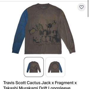 Cactus Jack by Travis Scott Multicolor Graphic Long Sleeve Shirt